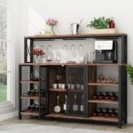 Elegant Black Wine Cabinet for Stylish and Functional Storage